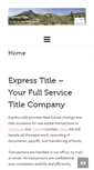 Mobile Screenshot of express-title.com